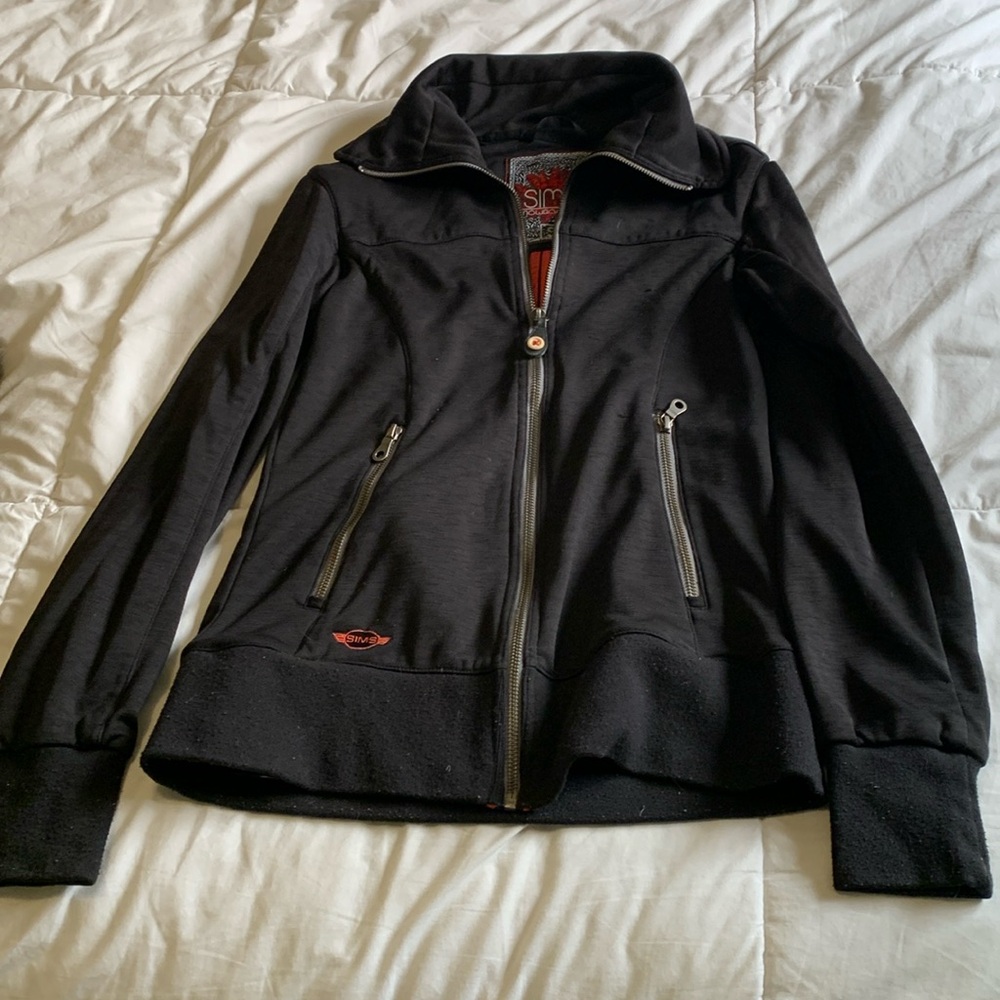 Sims snowboarding zip up jacket.